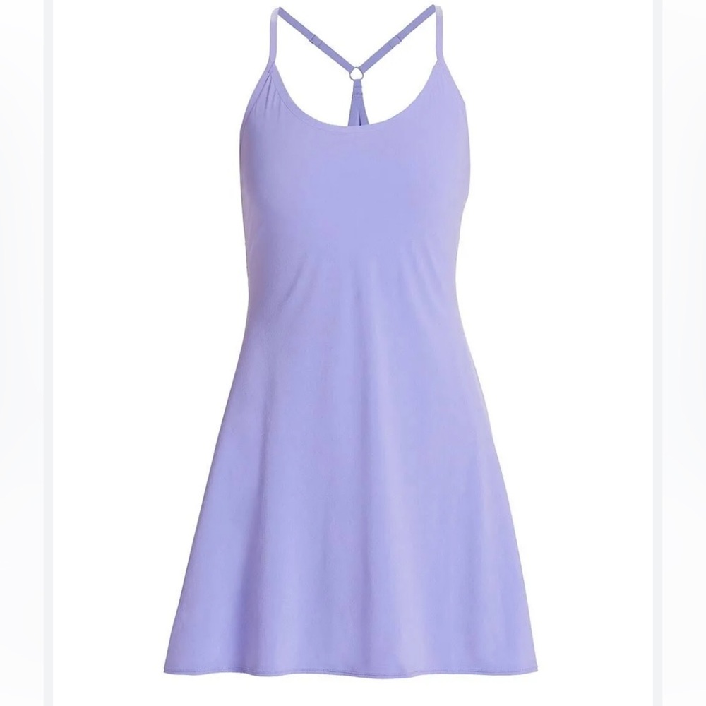 Outdoor Voices Lilac Strappy Mini Dress